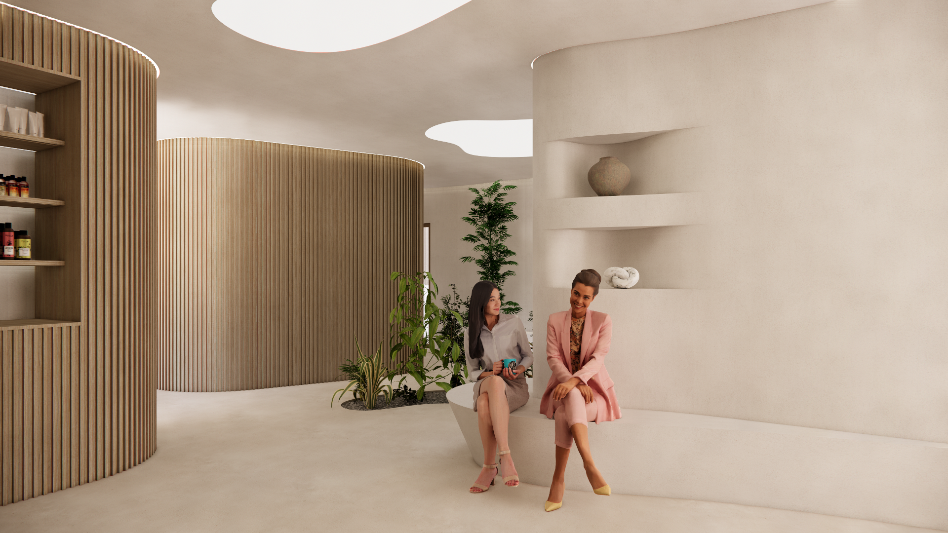 Ein Mann trainiert auf einer Brücke mit zwei Battle Ropes.